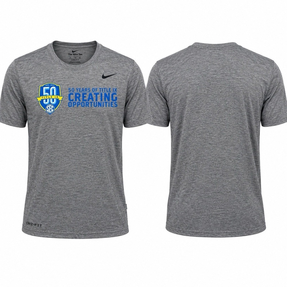 Nike SEC Title IX 50 Years Creating Opportunities Dri-FIT Tee Mens XL 727982-091